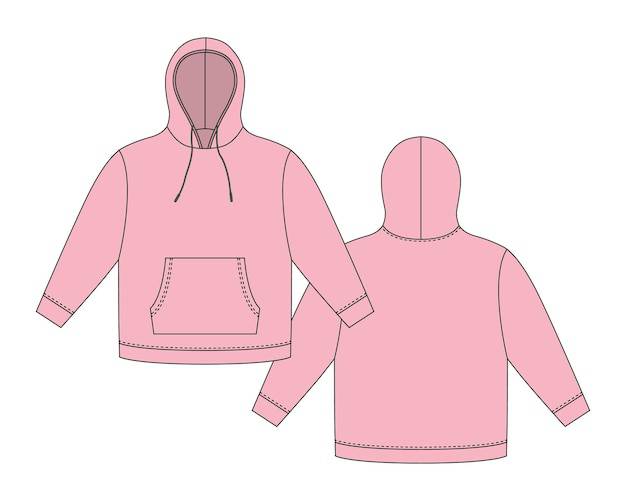 Blank Hoodie Drawing