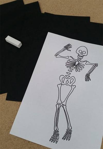 Coco Skeleton Drawing