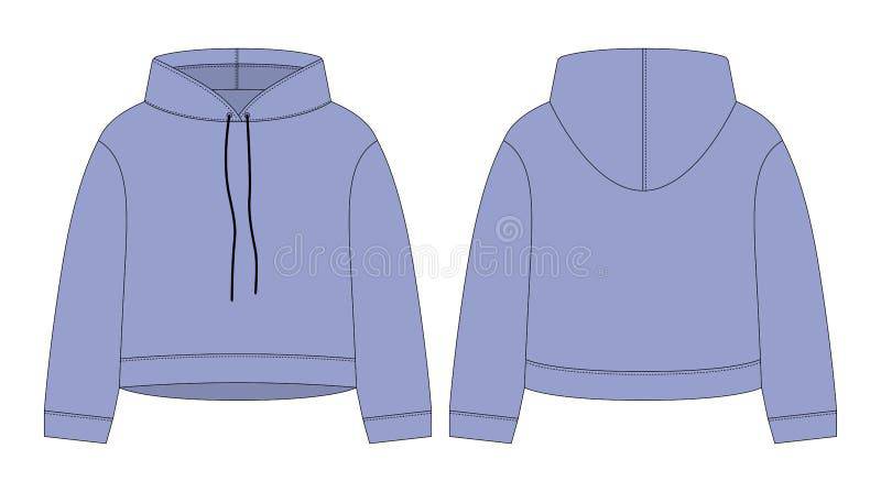 Cropped Hoodie Drawing