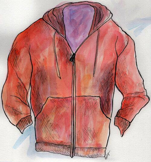 Hoodie Cartoon Drawing